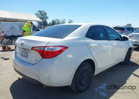 2016 Toyota Corolla Le из США, поврежденный, VIN 5YFBURHE7GP390550